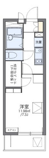 【間取り】 | レオパレス中今泉 | 代表的な間取のため実際の間取とは異なる場合があります