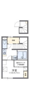 【間取り】 | レオパレス陽菜ハイツ