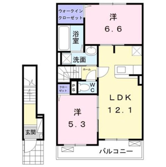 【間取り】 | ラディーナＡ