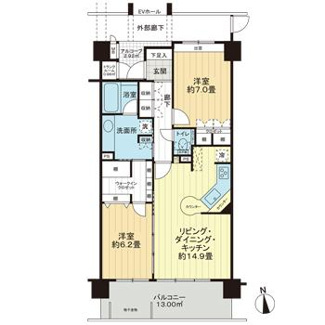 【間取り】 | サーパス中河原