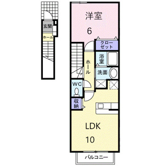 【間取り】 | サニーハイムⅡ