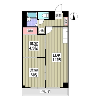 【間取り】 | 竹林マンションⅡ