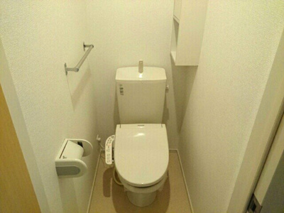 【トイレ】 | かりんＢ | 清潔感のあるトイレです