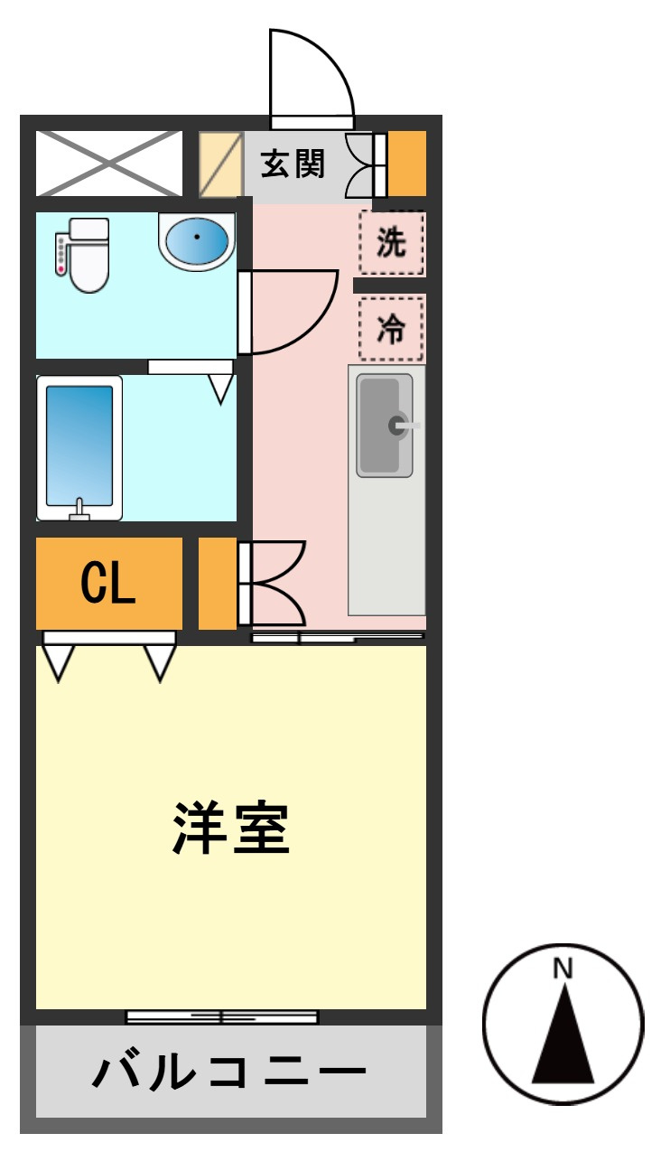 べラルーサ13番館の間取り
