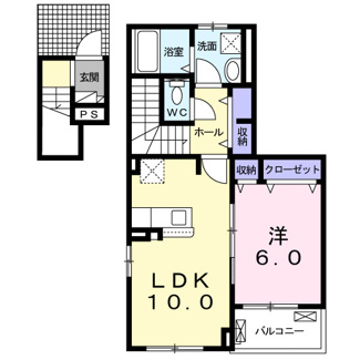 【間取り】 | ロイヤル・鈴　Ｅ