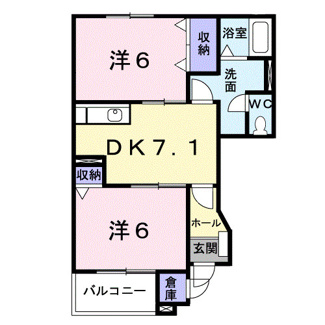 【間取り】 | パルテールＡ