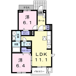 【間取り】 | レジデンス大和Ⅰ