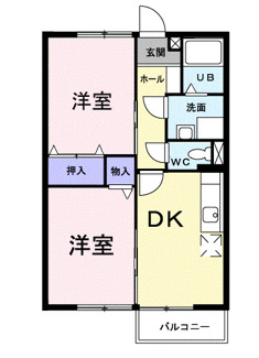 【間取り】 | ボヌールパレス