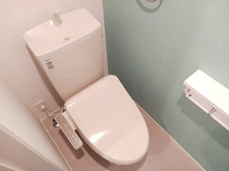 【トイレ】 | コスモハイツ・Ⅰ | 清潔感のあるトイレです
