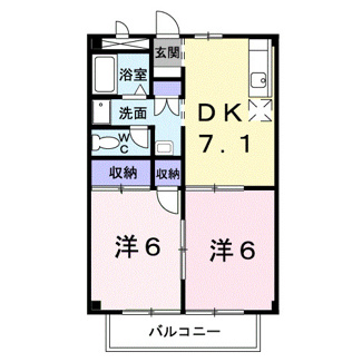 【間取り】 | パルネット藤田
