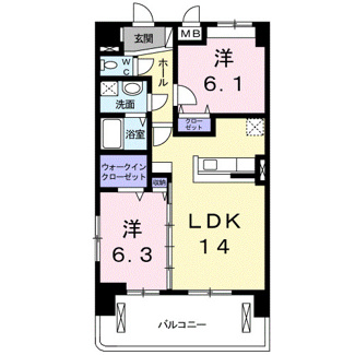 【間取り】 | プレッソ　Ｓ．Ｒ．Ｗ