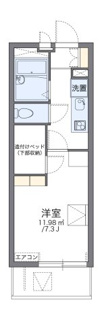 【間取り】 | レオパレスル　レーブ | 代表的な間取のため実際の間取とは異なる場合があります