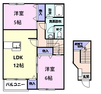 【間取り】 | パルテールＢ