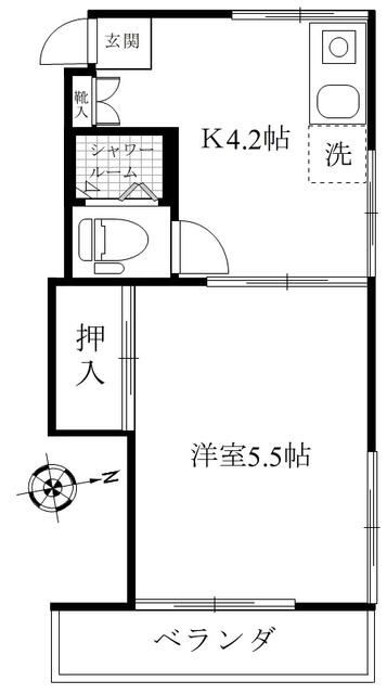 メゾン中村の間取り