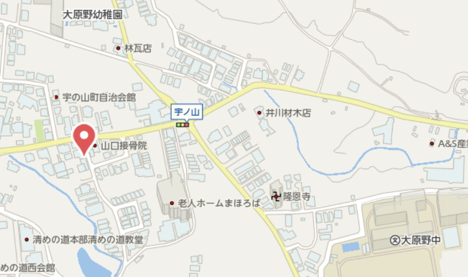 京都市西京区大原野灰方町　新築戸建の地図