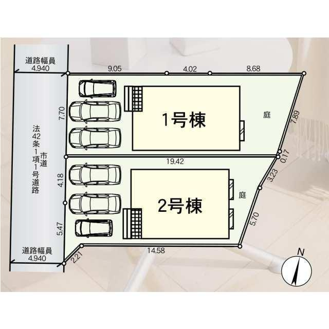 福岡市早良区干隈第16の区画図