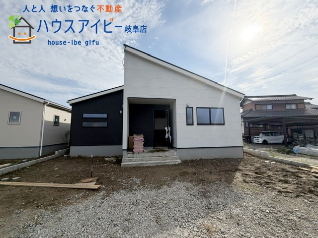 岐阜市尻毛！平屋の新築戸建全2棟！暮らしやすい動線が魅力の平屋です！木田小学校まで徒歩9分！