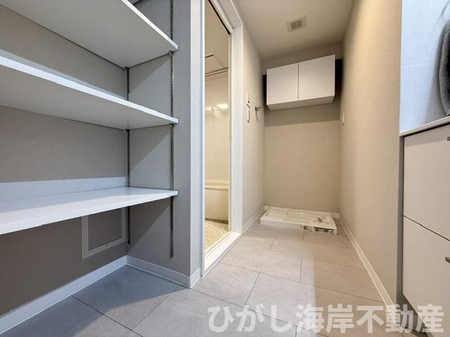 茅ヶ崎ガーデンハウスの脱衣所|新規リフォーム完了！　脱衣スペース