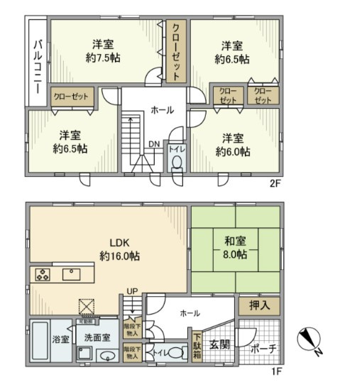 【間取り】 | 名塩平成台戸建
