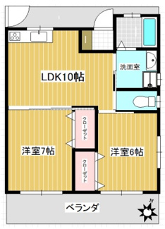 【間取り】 | れもんハイツ（ＤＫＦ） | れもんハイツ（ＤＫＦ）★豊見城市字豊見城エリア