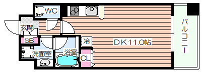 【間取り】 | レジディア心斎橋ウエスト