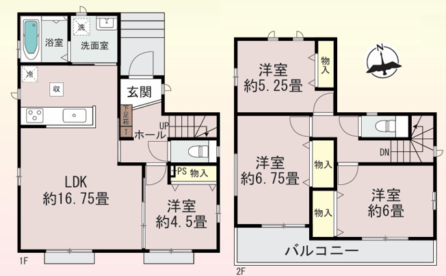 【区画図】 | 綾瀬市小園　新築戸建て　全１棟【仲介手数料無料】 | 【仲介手数料無料でご紹介可能です】大樹不動産