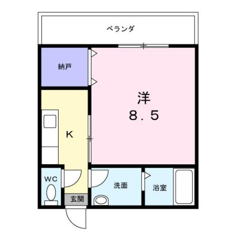 ルートワン矢作の間取り