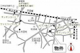 デザインコート赤堤の地図