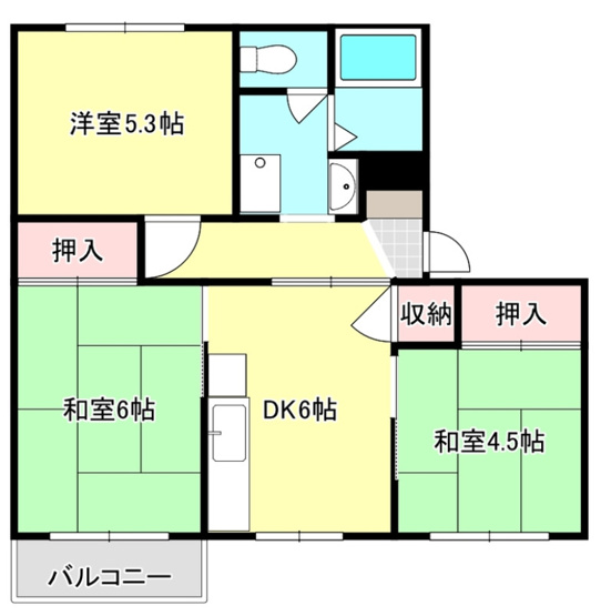 【間取り】 | AG REGA福田Ⅱ