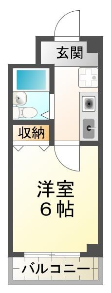 サクセス本多聞の間取り