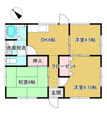 大迫住宅の間取り
