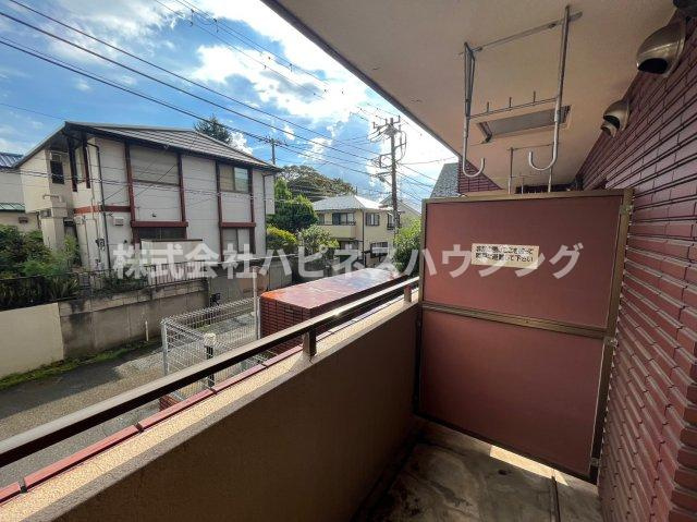 木崎台マンションのバルコニー