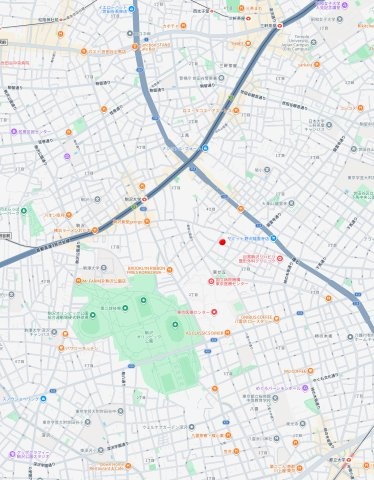 東が丘１丁目戸建の地図