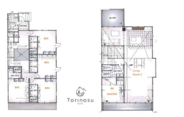 みそら野　事業向け物件「Torinosu」の間取り