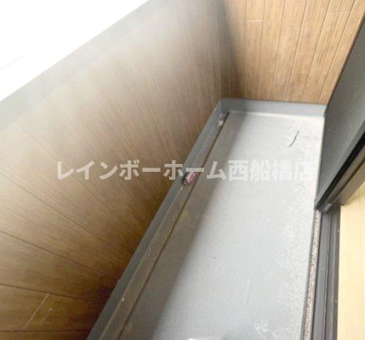 MELDIA行徳IIIのバルコニー