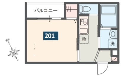 MELDIA行徳IIIの間取り