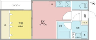 【間取り】 | ジュネス日比野
