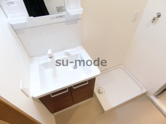 アメニティKBの洗面所
