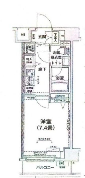 アイルリーヴァ向島の間取り|間取りです。