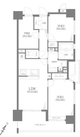 コンフレックス善福寺公園の間取り