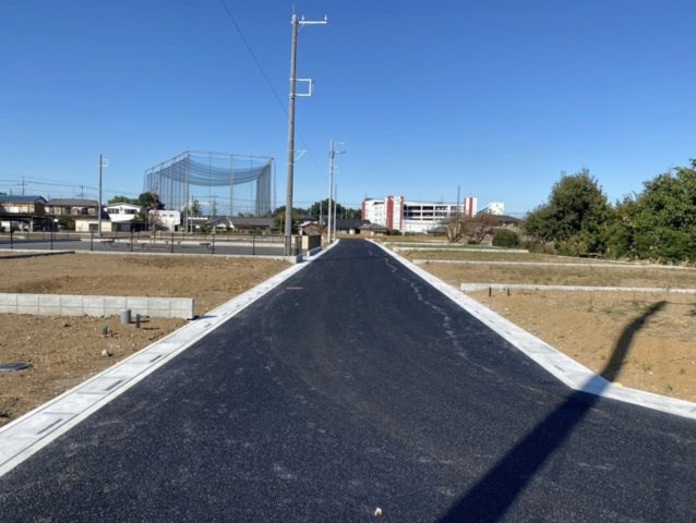 【前面道路含む現地写真】 | 東松山市石橋　新築戸建　全31区画　26号棟