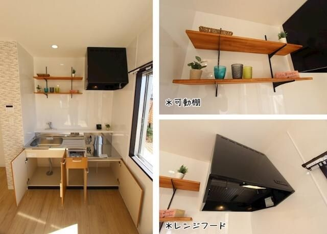 Ｇｒｅｅｎ　Ａｐａｒｔｍｅｎｔ　Ａ棟　のキッチン