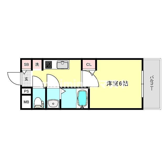 プレサンス西九条シティベイの間取り