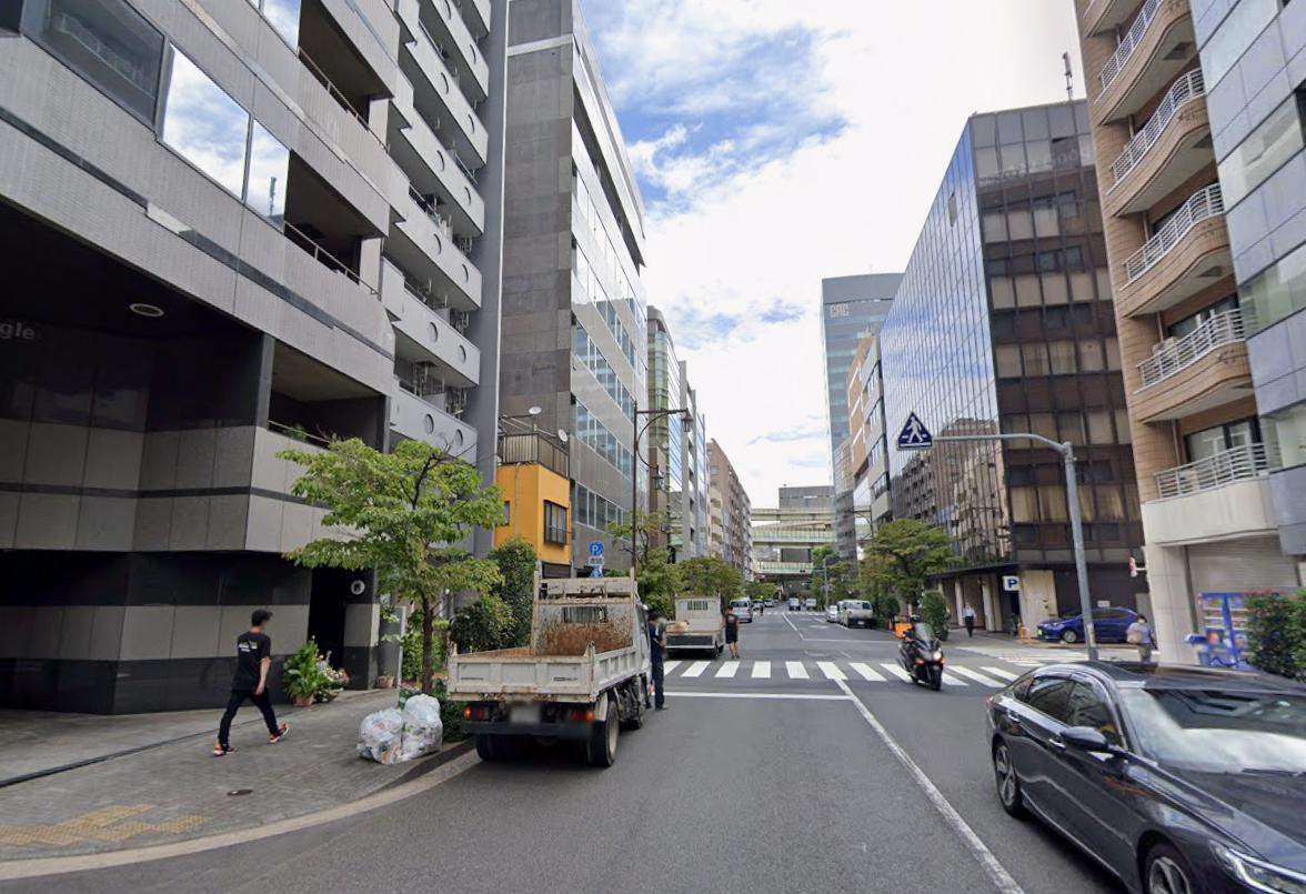 中央区日本橋箱崎町の事務所の周辺