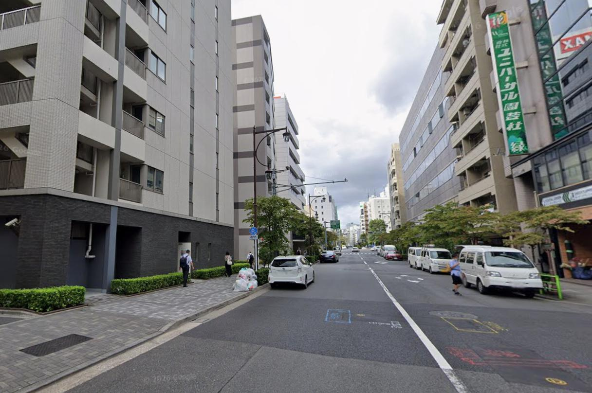 中央区日本橋箱崎町の事務所の周辺