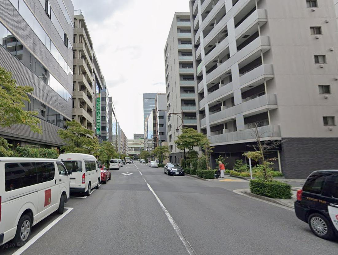 中央区日本橋箱崎町の事務所の周辺