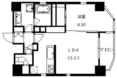ディアコート麻布 の間取り
