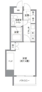 【間取り】 | エルプレイス押上 | 間取りです。