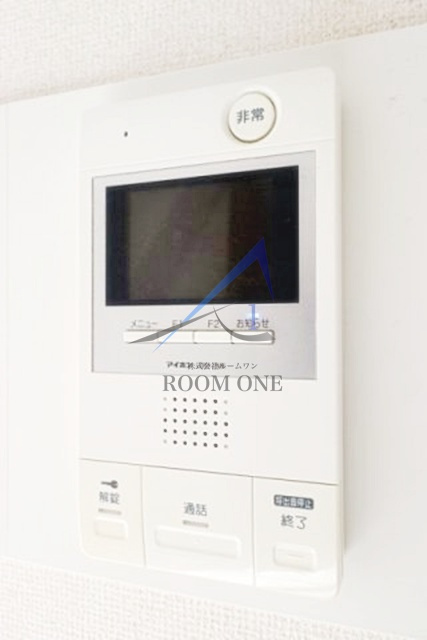 エクセリア都立大のセキュリティ|モニター付インターホンです。