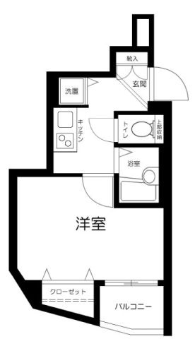 エクセリア都立大の間取り|間取りです。